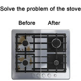 Gas Stove Burner Covers Reusable Hob Protectors Non Stick Liner Pad 4 Pcs - 4 PCS Silver