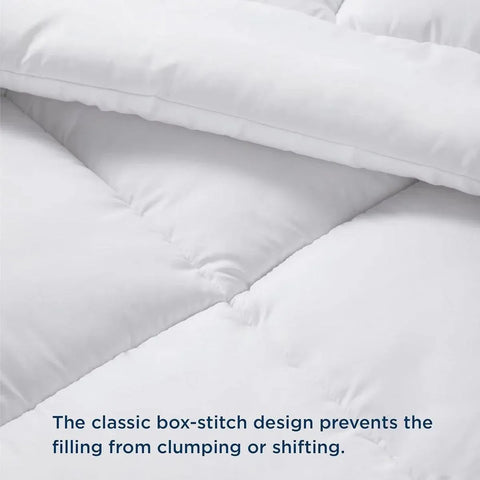 Luxury Hotel Quilt Core – Soft Microfiber Down Alternative Comforter for All Seasons - 180x210cm-Cotton