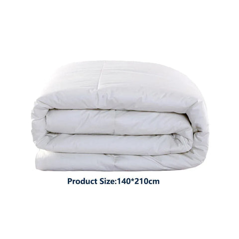 Luxury Hotel Quilt Core – Soft Microfiber Down Alternative Comforter for All Seasons - 210x210cm-Cotton