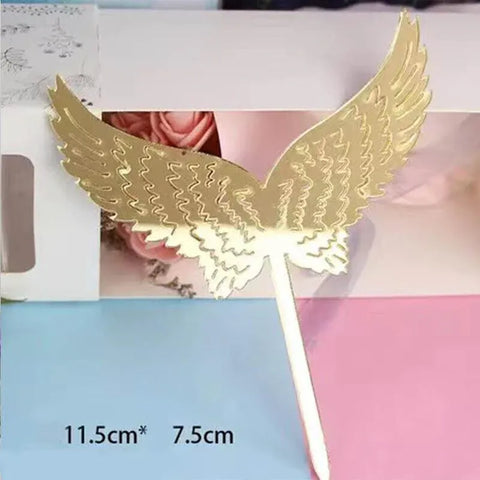 Happy Birthday Acrylic Cake Topper Cake Decoration Golden Silver Party - R20