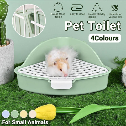 Rabbit Litter Box And Small Animals Pet Toilet Pee Pad Supplies Potty Rabbit - Green