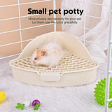 Rabbit Litter Box And Small Animals Pet Toilet Pee Pad Supplies Potty Rabbit - Green