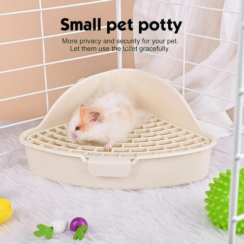 Rabbit Litter Box And Small Animals Pet Toilet Pee Pad Supplies Potty Rabbit - Green