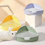 Rabbit Litter Box And Small Animals Pet Toilet Pee Pad Supplies Potty Rabbit - Green