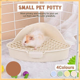 Rabbit Litter Box And Small Animals Pet Toilet Pee Pad Supplies Potty Rabbit - Green