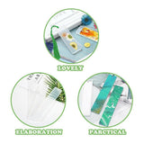 5PCS Silicone Bookmark Mould Rectangle Resin Craft Making Tool for DIY Projects