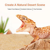 Reptile Sand Climbing Mat Pet Feeding Box Terrarium Landscaping Accessories - Orange