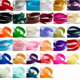 10mm Width Satin Hair Ribbon Wedding Party Decoration Gift Banquet 3m - Light Blue