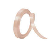 10mm Width Satin Hair Ribbon Wedding Party Decoration Gift Banquet 3m - Flesh Pink