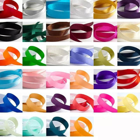 10mm Width Satin Hair Ribbon Wedding Party Decoration Gift Banquet 3m - Flesh Pink
