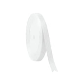 10mm Width Satin Hair Ribbon Wedding Party Decoration Gift Banquet 5m - White