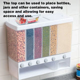 Wall-mounted Automatic Rice Dispenser Sealed Grain Plastic Storage Tank Grain