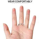 12PCS Ring Size Adjuster Set Invisible Plastic Resizer for Loose Rings Comfort Fit