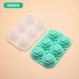 Large Ice Cube Tray Rose Maker Silicone Mold Whiskey Chocolate Jelly Mould DIY - Purple