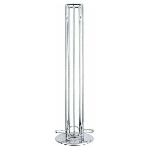40 Capsules Rotating Coffee Pod Holder Rack for Nespresso Chrome Countertop Stand