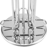 40 Capsules Rotating Coffee Pod Holder Rack for Nespresso Chrome Countertop Stand