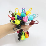 No Tie Elastic Shoelaces with Toggle Locks for Sneakers Running Walking Shoes - Rose Red