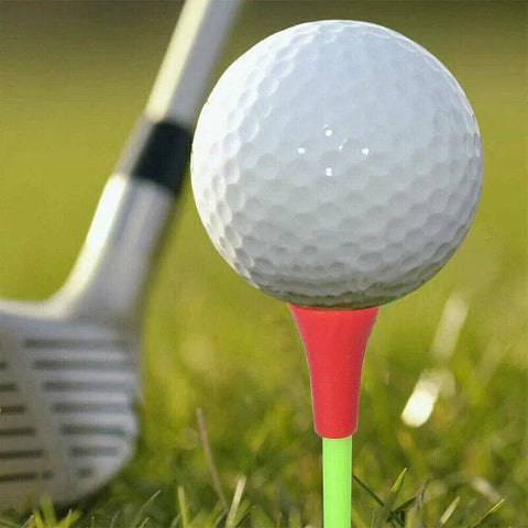 83mm Rubber Golf Tees 30PCS - Colourful Durable Plastic Tees with Soft Cushion Top