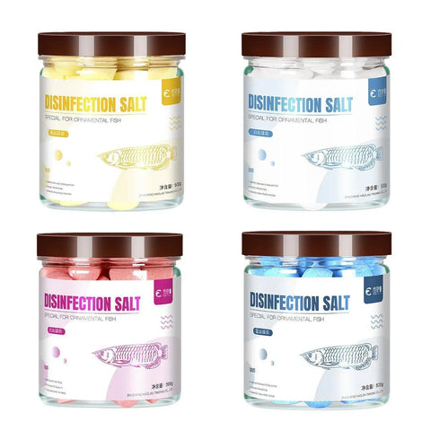 Aquarium Sea Salt Water Treatment Universal Powder For Fish Tank Purification - Yellow