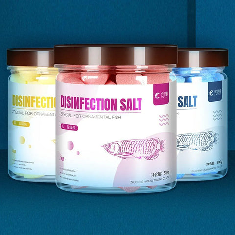 Aquarium Sea Salt Water Treatment Universal Powder For Fish Tank Purification - Yellow