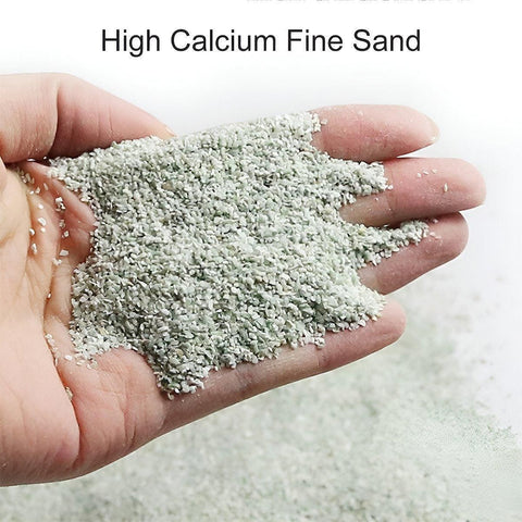Pet Sand for Tortoises Snakes Lizards Spiders Multi-colour Reptile Habitat Decor - Grey Blue
