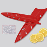 Plastic Knife Sheath Edge Guard Cover Scabbard Slicing Blade Red Protector Chef - Scabbard-3.5in