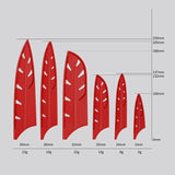 Plastic Knife Sheath Edge Guard Cover Scabbard Slicing Blade Red Protector Chef - Scabbard-7in