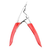 Acrylic Nail Tip Cutter False Nail Clipper U Shape Manicure Art Trimmer Tool - Red