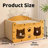Cat Scratching Board Nest All in One Wear Resistant House Cat Scratching Toy
