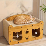 Cat Scratching Board Nest All in One Wear Resistant House Cat Scratching Toy
