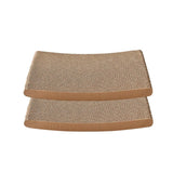 Premium Cat Scratching Board Bed Corrugated Paper Durable All Seasons Cat Toy - Replacement core * 2
