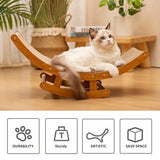 Premium Cat Scratching Board Bed Corrugated Paper Durable All Seasons Cat Toy - Replacement core * 2
