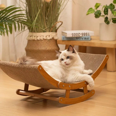 Premium Cat Scratching Board Bed Corrugated Paper Durable All Seasons Cat Toy - Replacement core * 2