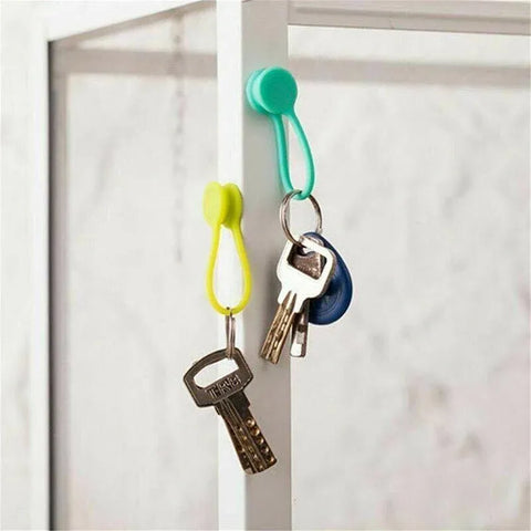 10PCS Cord Clip Organizer Reusable Cable Winder Holder for Desk and Office