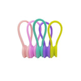 10PCS Cord Clip Organizer Reusable Cable Winder Holder for Desk and Office