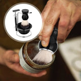5PCS Shaving Kit Set Manual Razor Brush Stand Bowl Set for Men