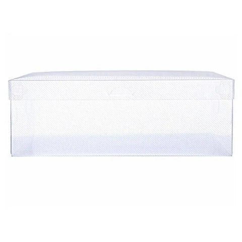 20x Clear Shoe Storage Box Foldable Stackable Plastic Shoe Boxes