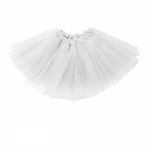 Girls Tutu Skirt Princess Dressup Party Costume Ballet Dancewear - White