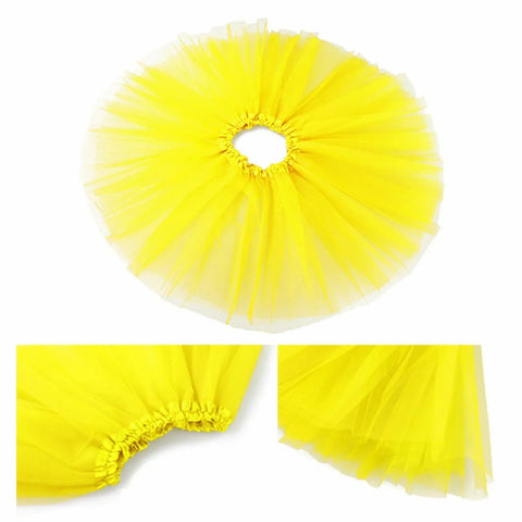 Girls Tutu Skirt Princess Dressup Party Costume Ballet Dancewear - White