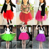 Girls Tutu Skirt Princess Dressup Party Costume Ballet Dancewear - White
