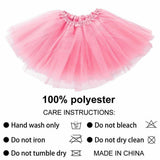 Girls Tutu Skirt Princess Dressup Party Costume Ballet Dancewear - White