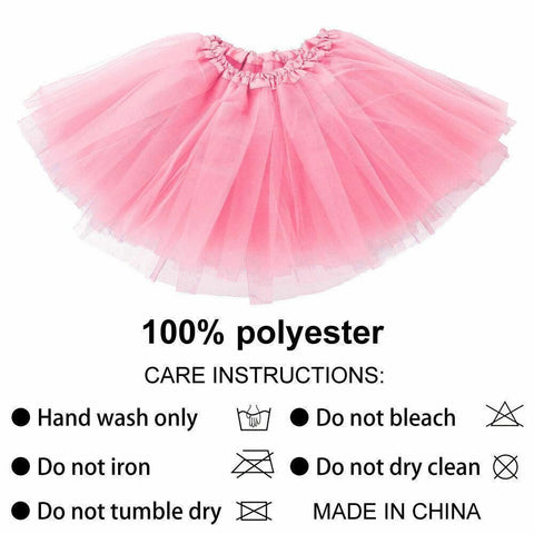 Girls Tutu Skirt Princess Dressup Party Costume Ballet Dancewear - White