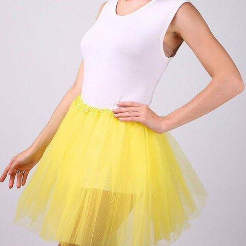 Girls Tutu Skirt Princess Dressup Party Costume Ballet Dancewear - White
