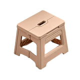 Portable Adjustable Folding Plastic Stool Retractable Outdoor Fishing Chair - Pink