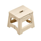 Portable Adjustable Folding Plastic Stool Retractable Outdoor Fishing Chair - White