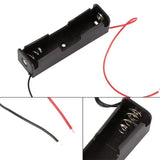8 Pack 18650 Single Battery Holder Case Rechargeable 18650 Wire Lead Lithium