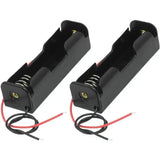 8 Pack 18650 Single Battery Holder Case Rechargeable 18650 Wire Lead Lithium