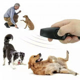 Dog Whistle and Clicker Set for Training Stop Barking Obedience Tool Combo - Sky Blue