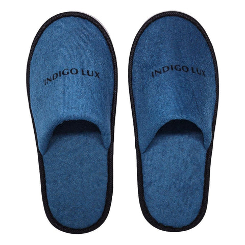 30 Pairs Hotel Guesthouse Hospitality Slippers for Household Comfort and Use - Blue