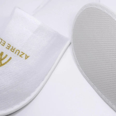 30 Pairs Hotel Guesthouse Hospitality Slippers for Household Comfort and Use - Blue